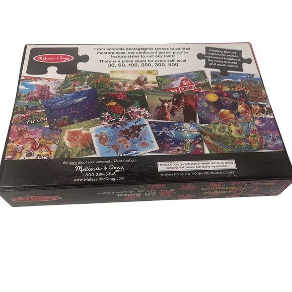 Melissa & Doug Land of Dinosaurs 60 piece puzzle - Picture 5 of 5